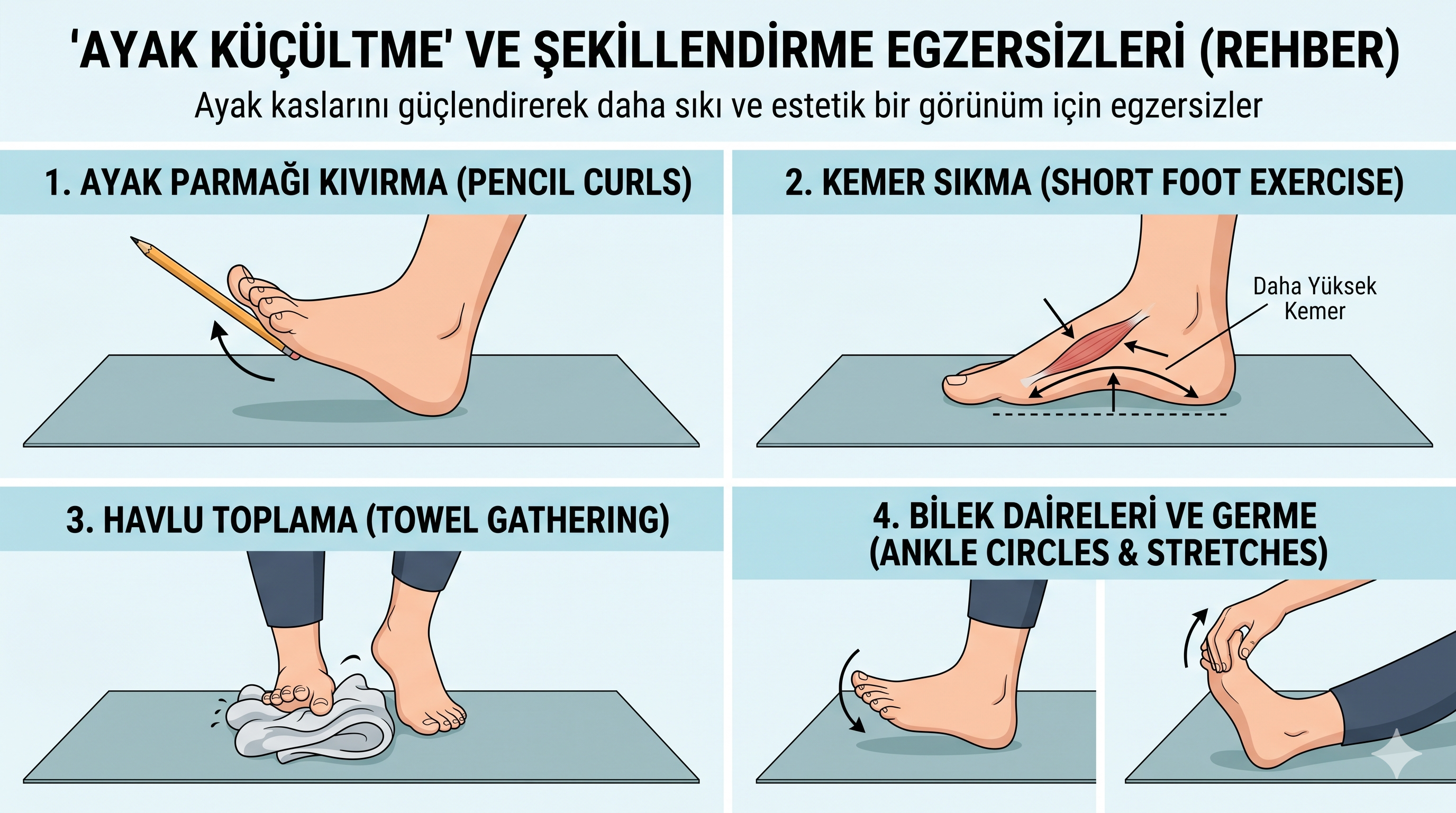 Ayak Küçültme Egzersizleri