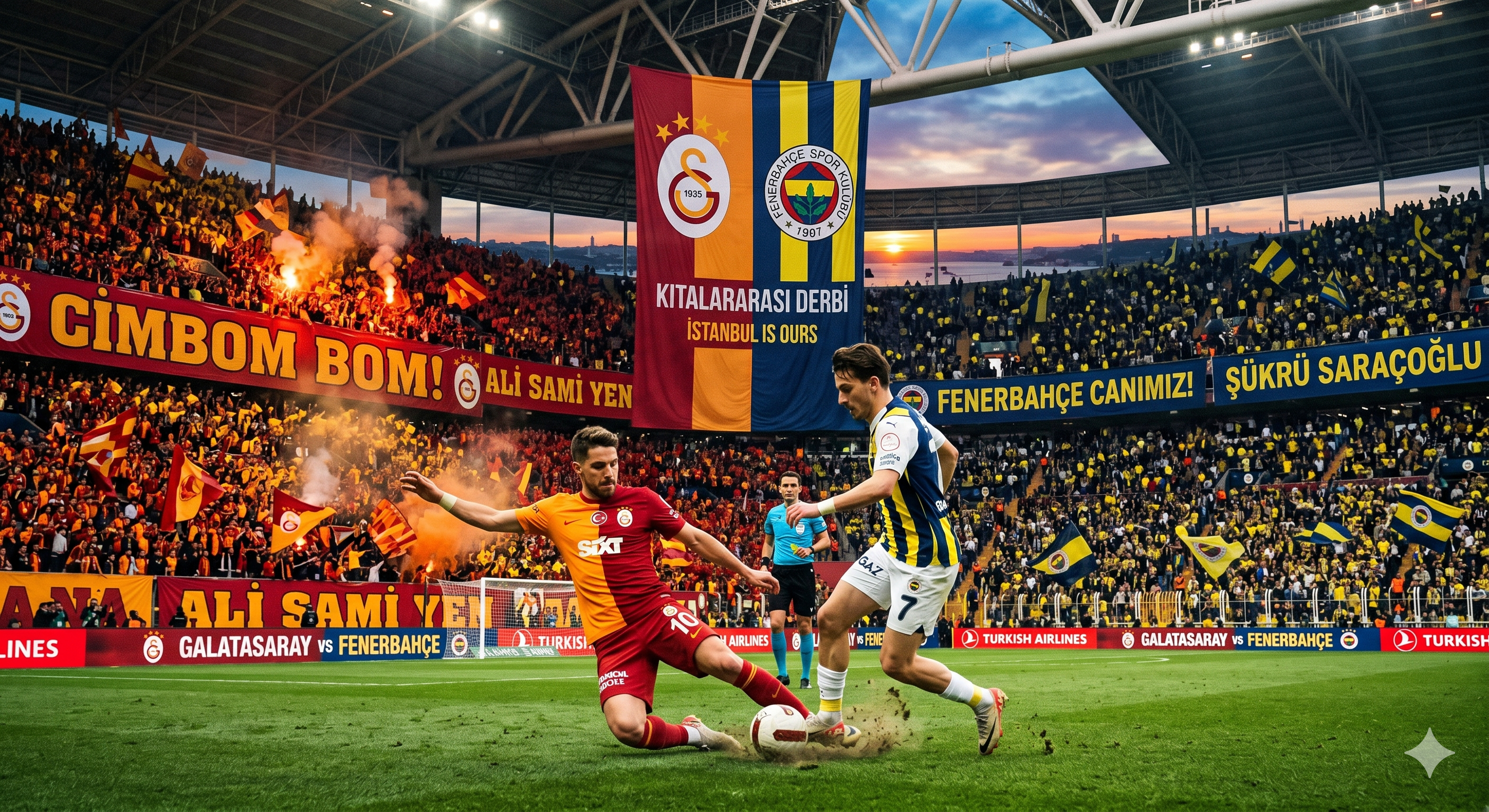 Galatasaray – Fenerbahçe Derbisi Saat Kaçta, Hangi Kanalda? (26 Nisan Pazar)